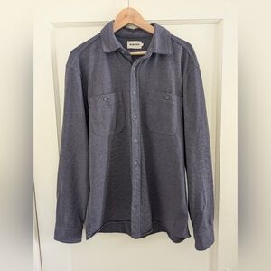 Taylor Stitch Men's Gray Flannel Button-Up Shirt Size L 42